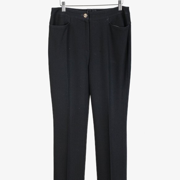 Escada Timran Snap-Hem Black Cigarette Pants - Picture 1 of 11